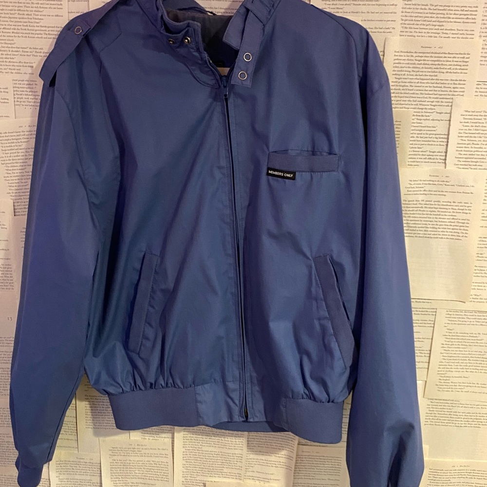Vintage Members only blue jacket